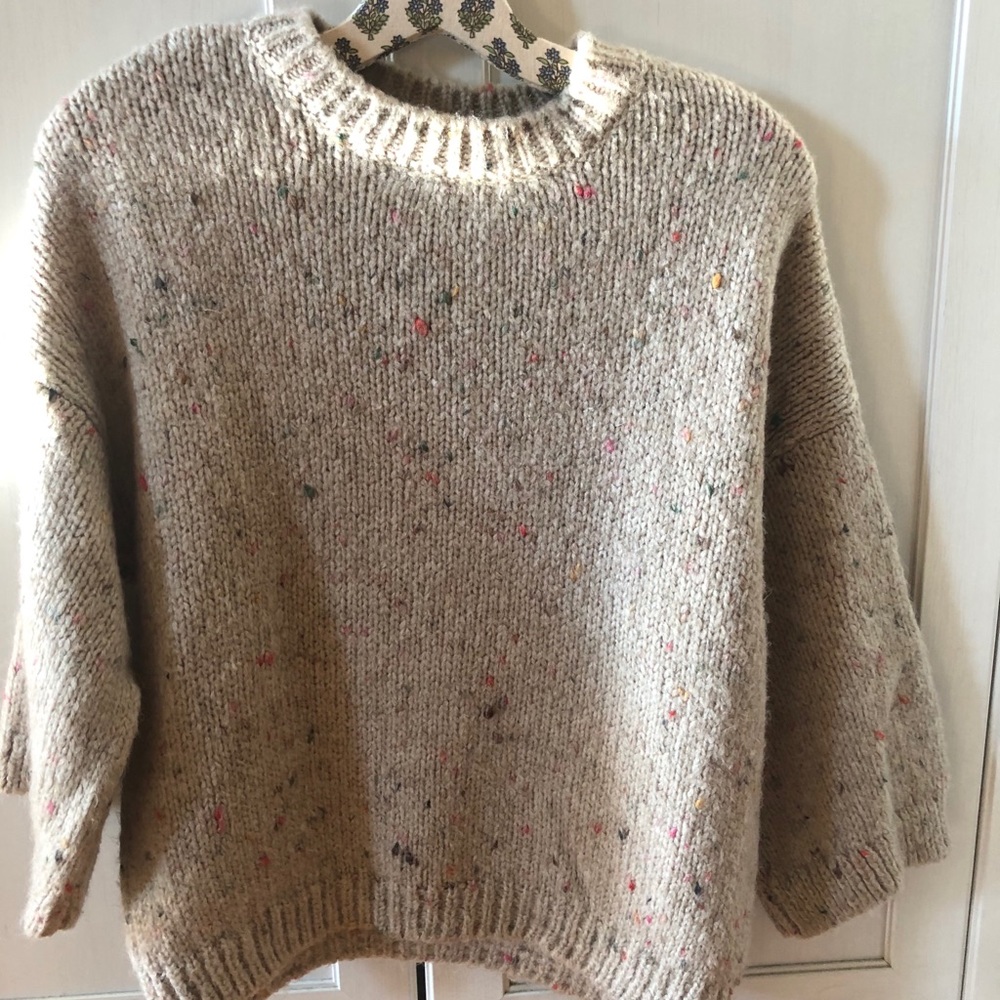 Mango marled sweater size M